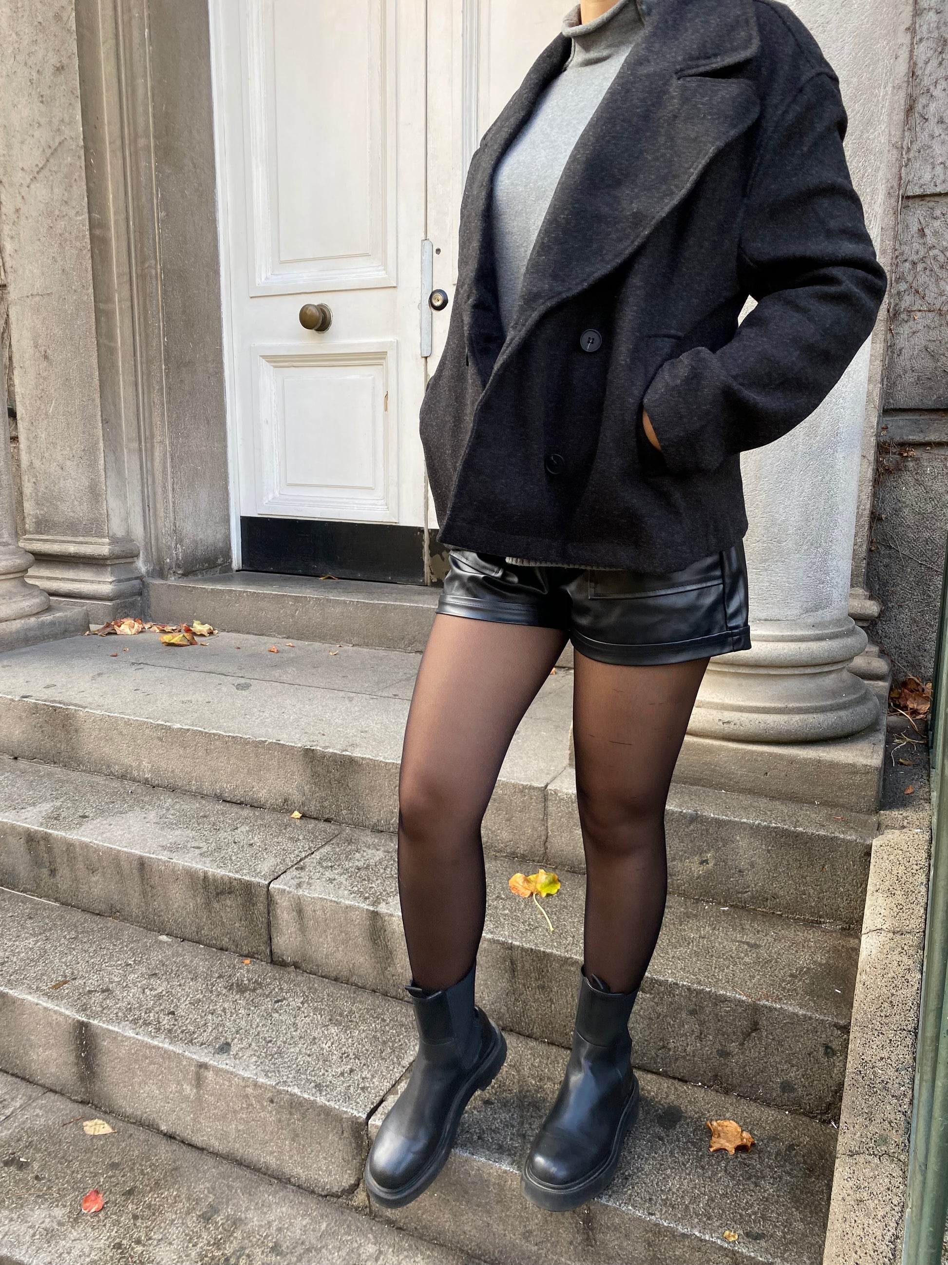 ABRIGO DALIA - Negro